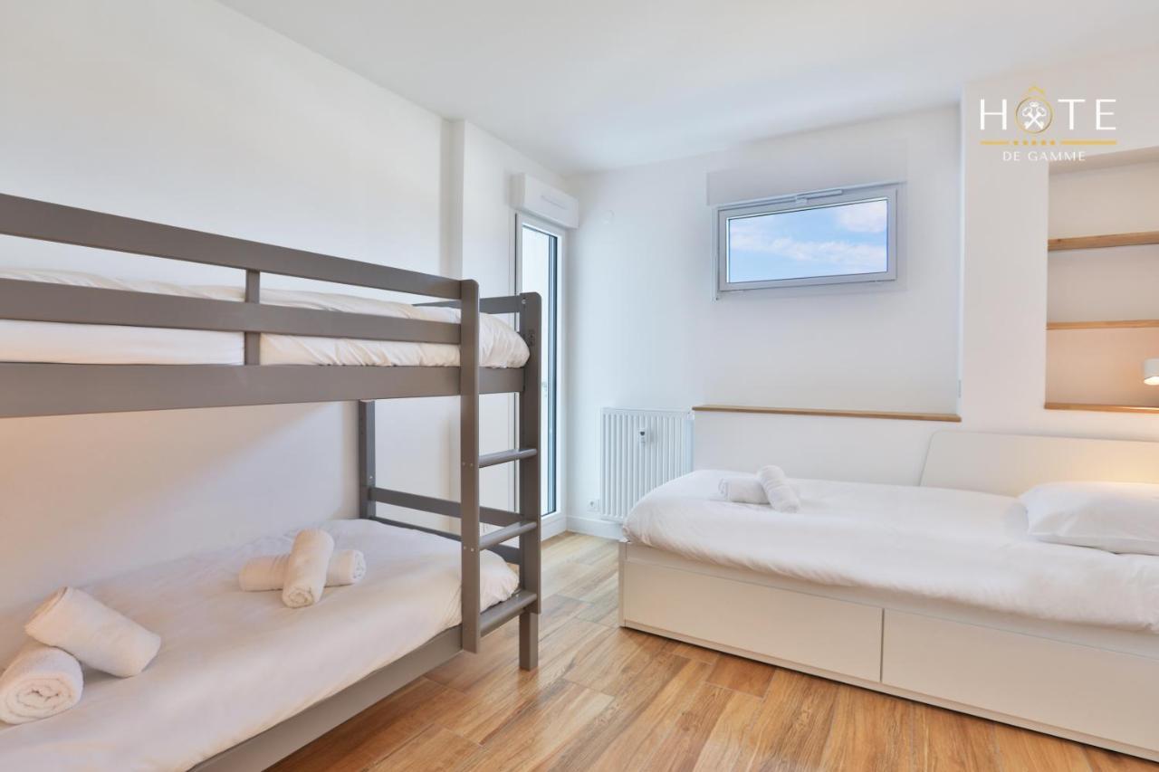 Appartement De Caractere, Superbe Vue Mer 280° La Chaume 외부 사진